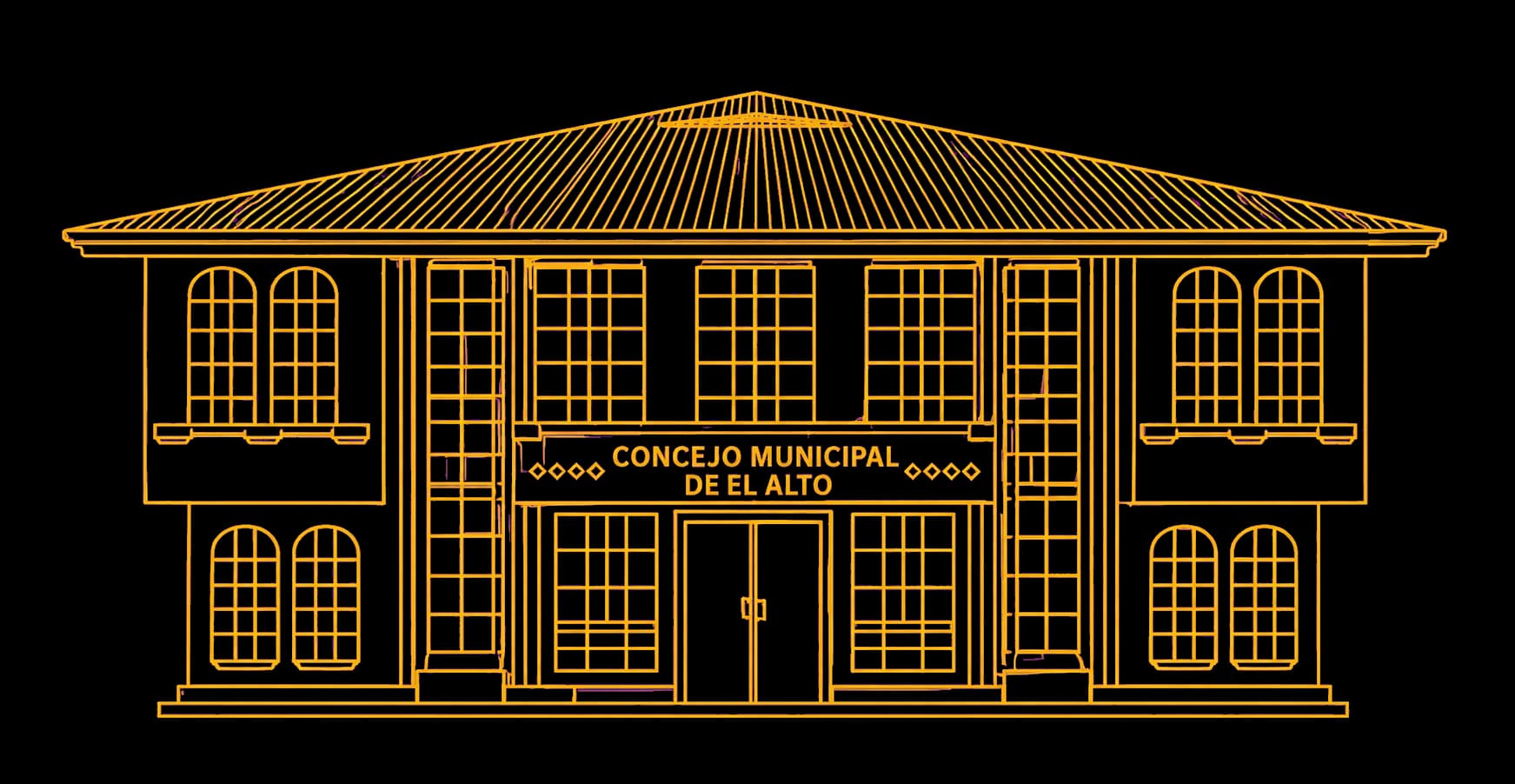Frontis del Concejo Municipal de El Alto